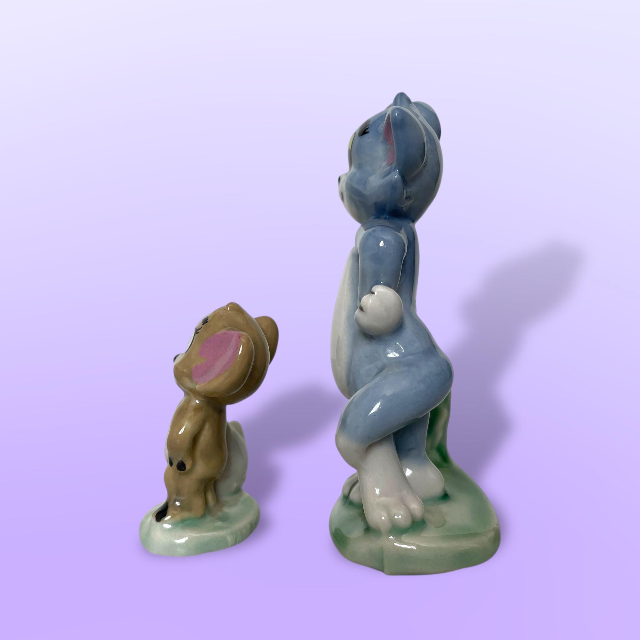 WADE トムとジェリー　陶器製　フィギュア　アンティーク Vintage Tom and Jerry Porcelain Figurines Made in England by Wade