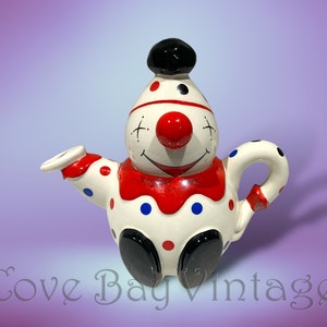 Vintage Kitsch Novelty Clown Teapot by Price Kensington c1970&#39;s  | Teapots | Collectible | English | Collectibles