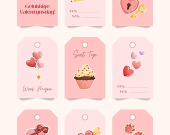 Afrikaans Valentine's Day Gift Tags