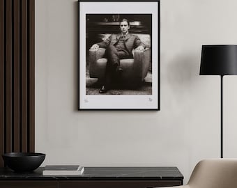 Michael Corleone Drawing – Limited Edition Print, Signed Collector's Art