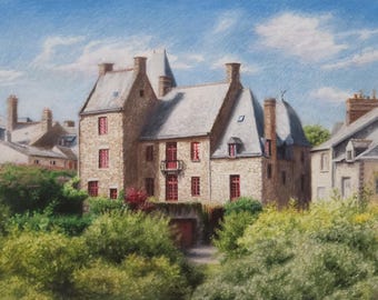Townhouse in Mayenne (France) original work