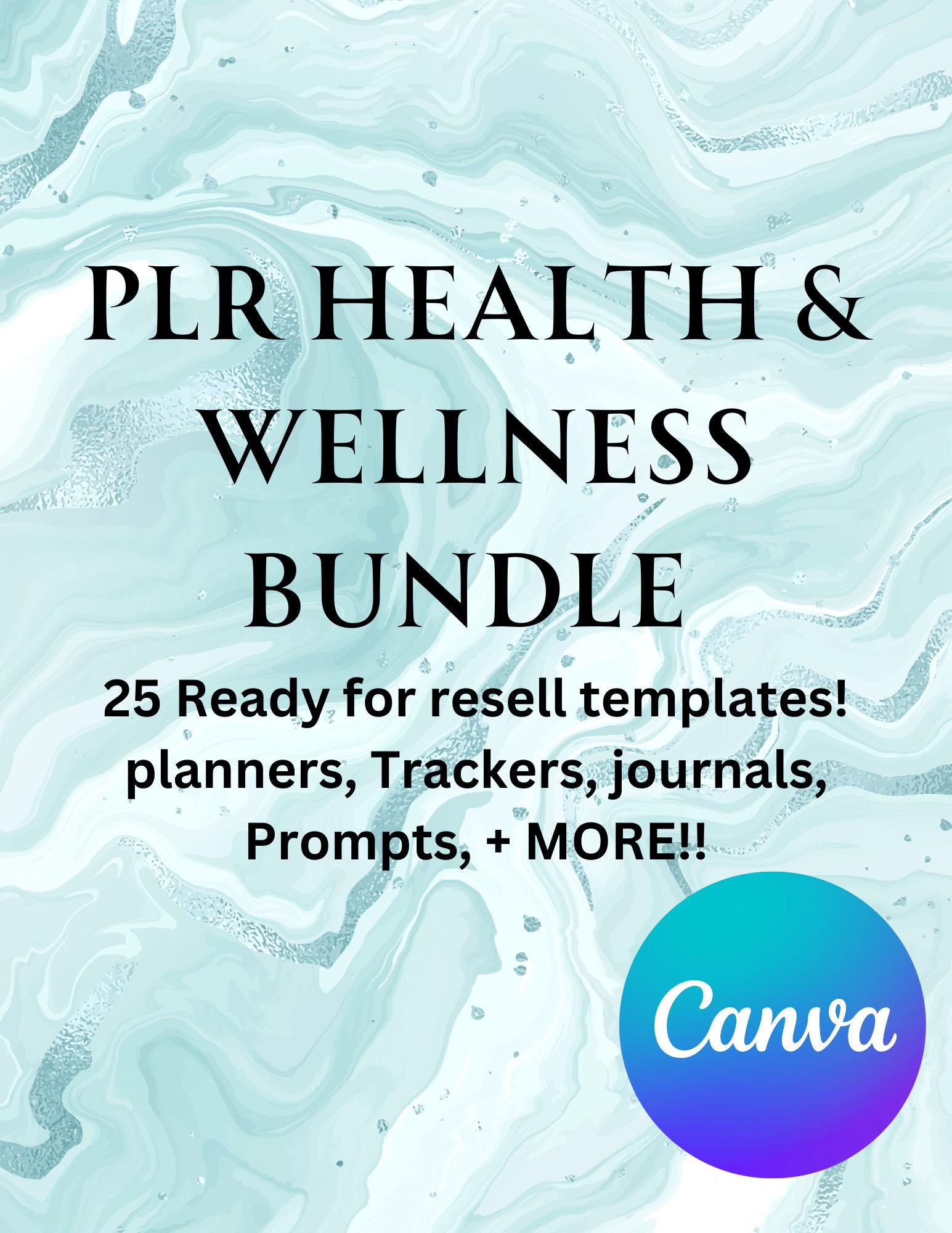 PLR Health and Wellness Bundle. Ready for Resell. Editable on Canva ...