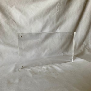 Clear Acrylic Floating Picture Photo Frame, Display Frame