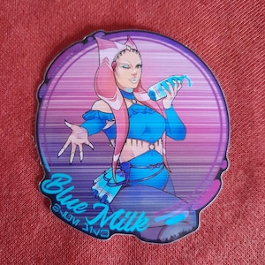 Blaue Milch Togruta Star Wars 2,5 "Vinyl Laptop oder Wasserflasche Wetterfeste Kunst Aufkleber