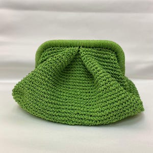 Stylish Raffia Wedding Clutch Bag for Brides & Parties - Handmade Straw Purse