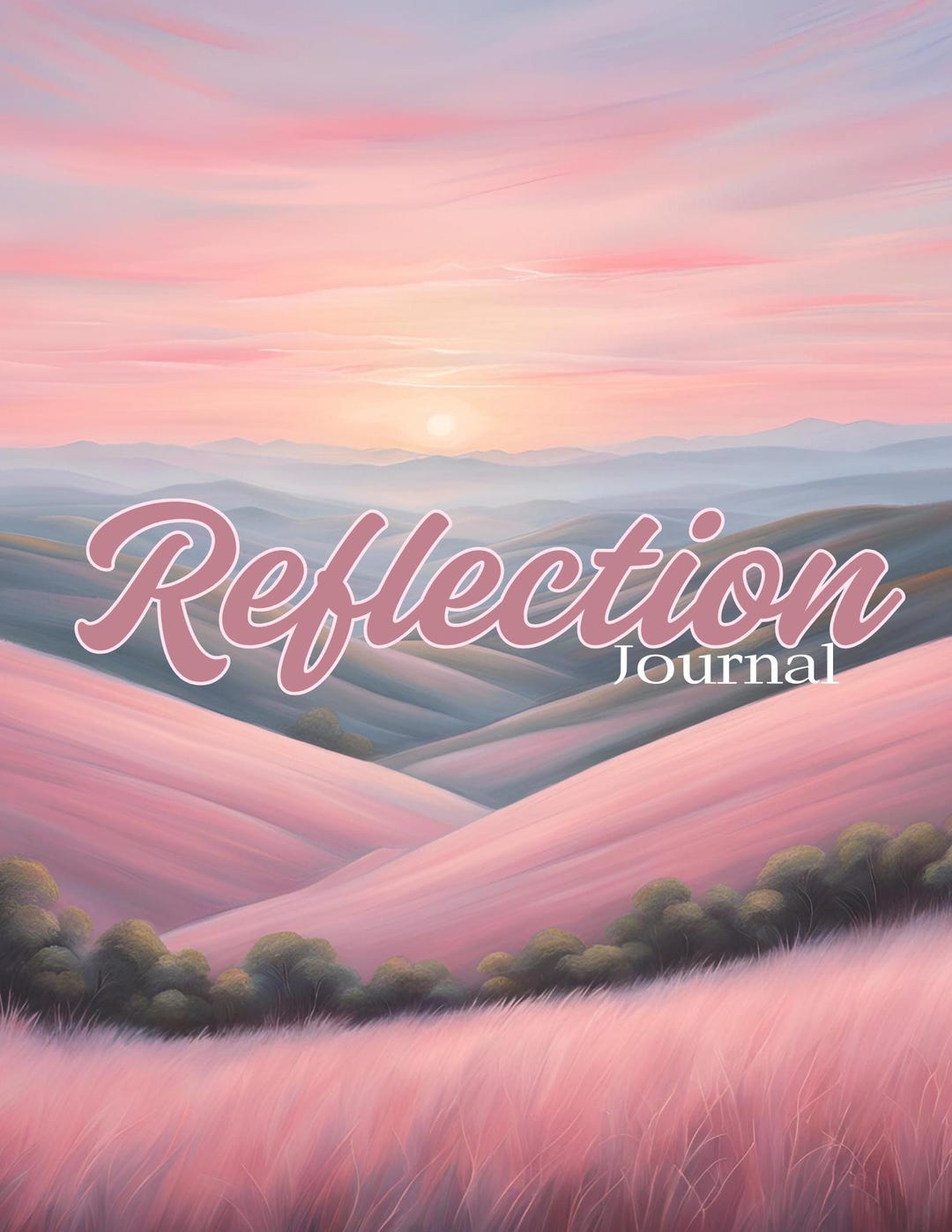 Pink Reflection Journal - Etsy