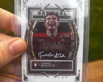 Fernando Mendoza Rookie Card Indiana Hoosiers National Championship 2026 CFP
