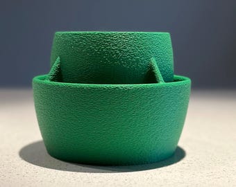 Teksturowana doniczka samonawadniająca: nowoczesna dekoracja roślinna