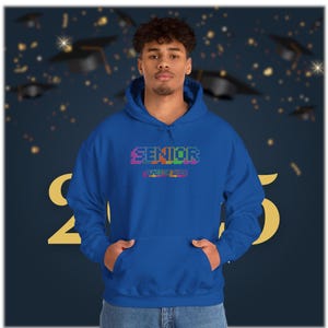 Class of 2026 Unisex Graduation Hoodie Sweatshirt for Seniors, Senior Year Grad Hooded Sweater, Class of 2026 Senior Gift Pullover, Unisex
