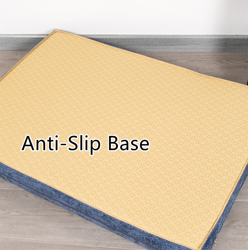 Personalized Pet Bed with Pillow Modern Pet Bed for Large Dog Bed with 4in Foam Pet Furniture Custom Dog Bed for Puppy Gifts for Pet Parents image 9