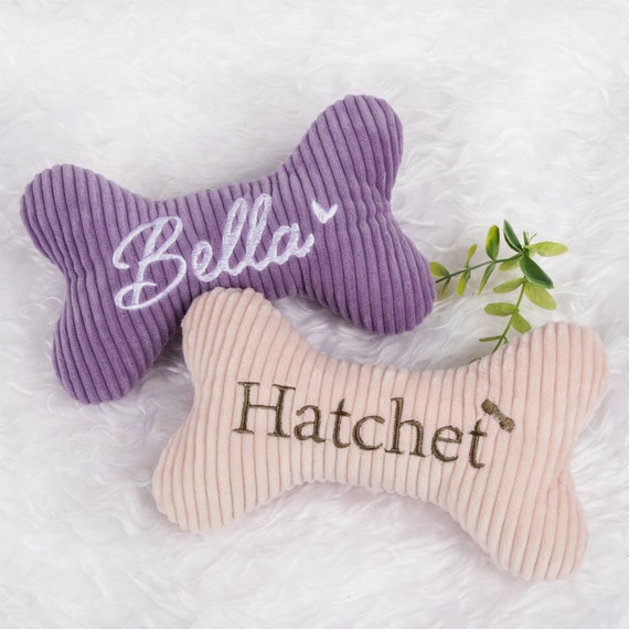 Personalized Dog Toy With Squeaker Dog Toy for New Puppy Gifts Custom Dog Toy With Name Embroidered Dog Toy for Dog Christmas Gifts for Dogs Etsy