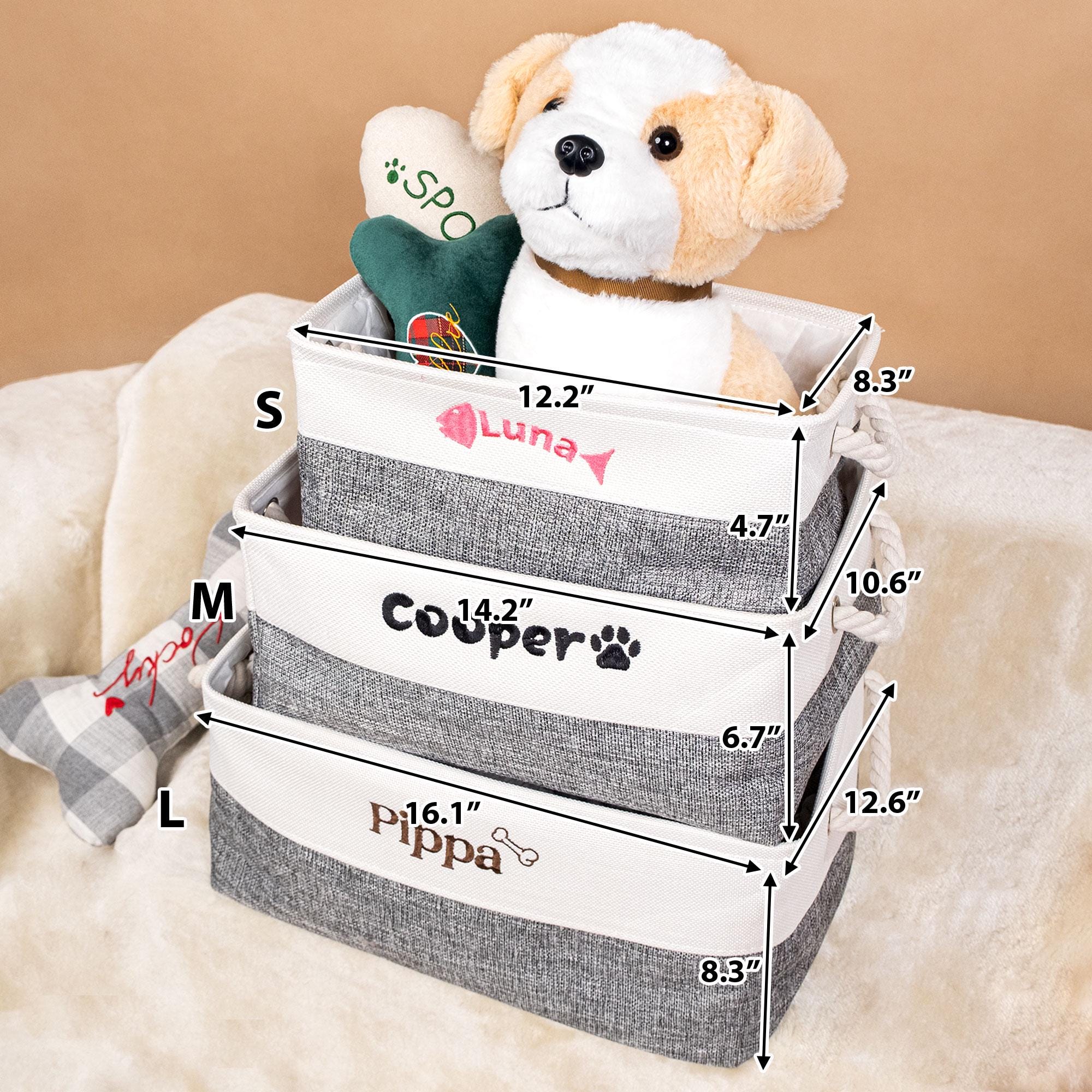 Pet Supplies Personalised Dog Toy Storage Storage Basket