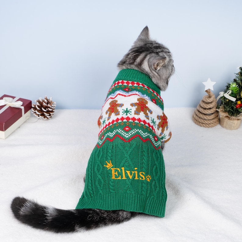 Valentine'S Day Dog Sweater Personalized Heart Sweater for Pet Custom Cat Sweater for Dog Pets New Puppy Gifts Outfit for Pets image 18