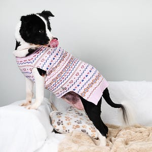Valentine'S Day Dog Sweater Personalized Heart Sweater for Pet Custom Cat Sweater for Dog Pets New Puppy Gifts Outfit for Pets image 3