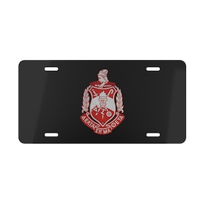 Delta Sigma Theta Vanity Plate
