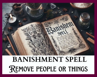 Sort de bannissement - Rituel de bannissement pour brûler une bougie. Bannissez quelque chose ou quelqu'un de votre vie.