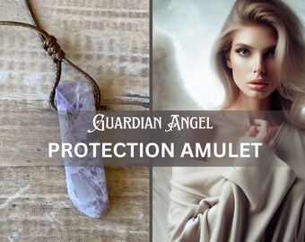 Amulette de protection d'ange gardien - Béni lors d'un rituel puissant ~ Rituellement purifié et chargé ~ Sort de sorcière ~ Guérison émotionnelle