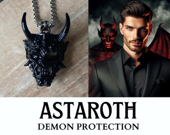 Astaroth Demon Protection Amulet ~ Dark Magic Spell ~ Demonic Power ~ Occult Protection ~ Power Necklace Talisman