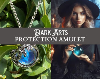 Protection Enchanted Amulet Against Dark Arts - Powerful Ritual Blessing Spell ~ Witch’s Mirror ~ Ritually Cleansed and Charged