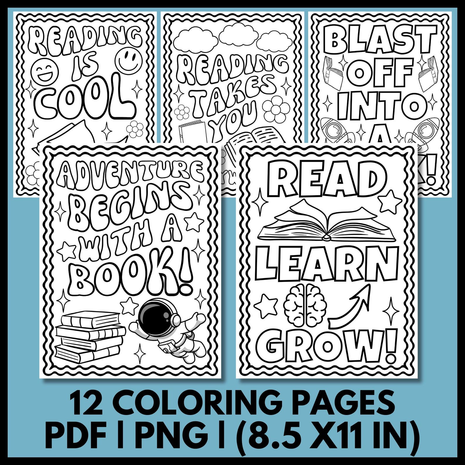 Read Across America Day & Week Coloring Pages | March Coloring Sheets ...