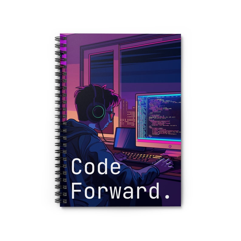 Code Weiterleitung: Computer Coder Spiralblock Bild 2