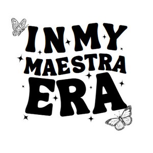 Maestra era, teacher tshirt design, bilingual design