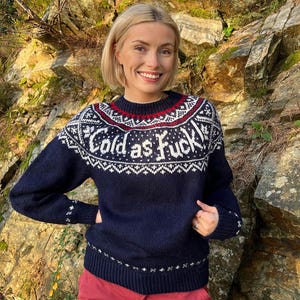 Modèle de tricot de pull froid comme de la crème UNISEXE