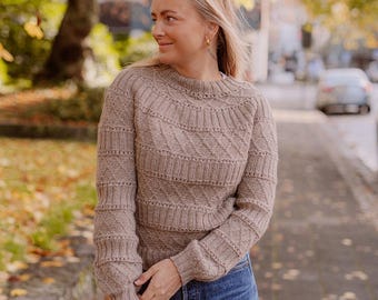 Structured joy sweater