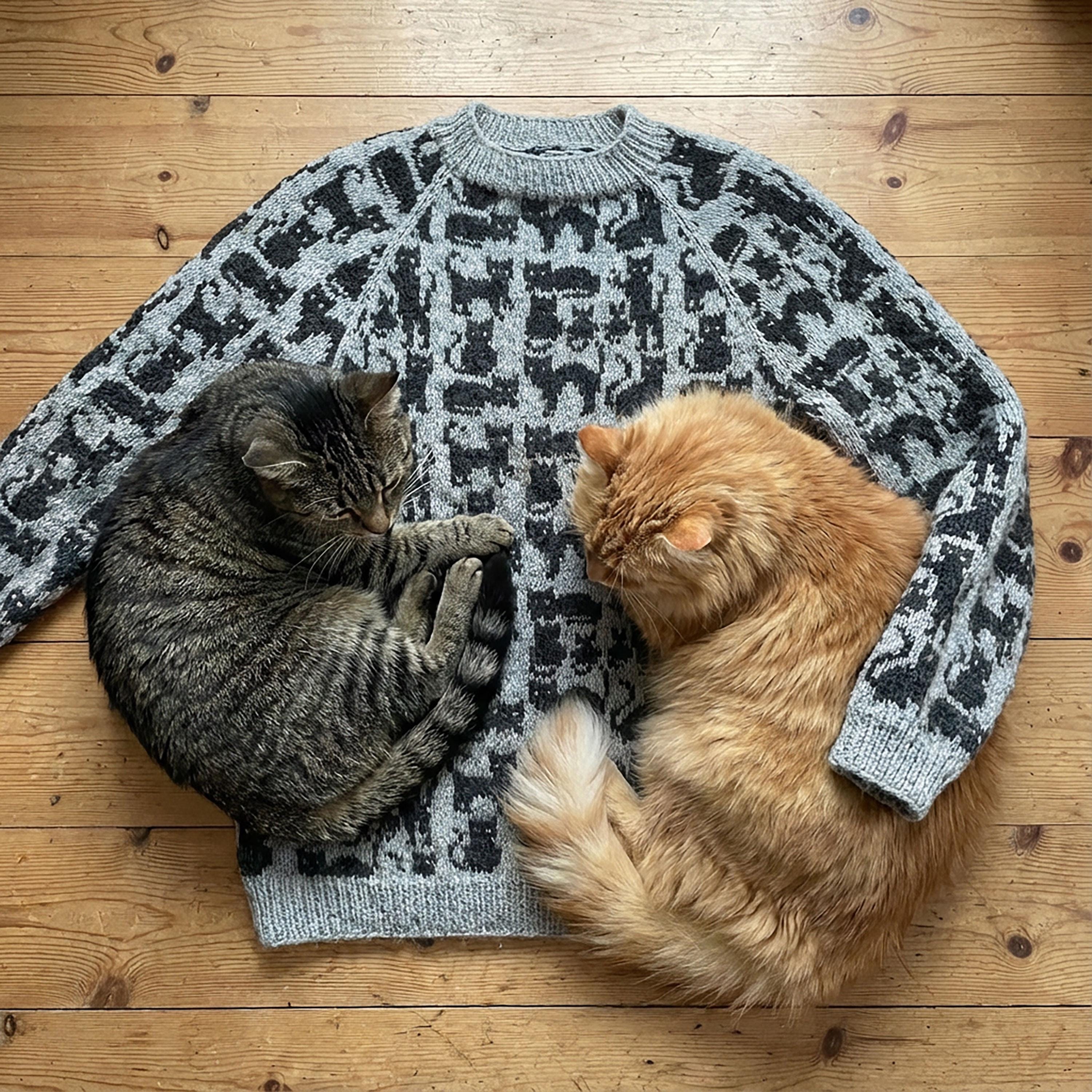 Crazy Cat Woman Sweater - Etsy