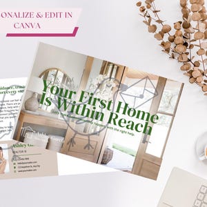 First Time Buyer Postcard, Realtor Postcard Template, Farming Postcard, Real Estate Mailer, Buyer&#39;s Agent, First Time Homeowner, Marketing