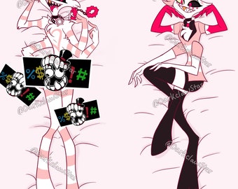 Angel Dust Hazbin Hotel Body Pillow