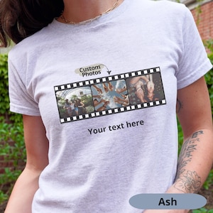 Custom Photo Baby Tee, Personalized Picture Tee, Unique Gift, Stylish Customizable Tank, Design Your Own Crop, Fun Fashion Statement, Y2K