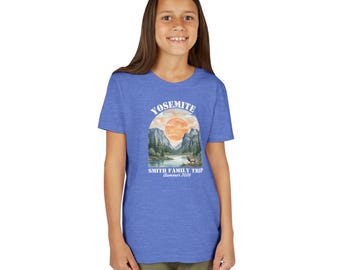 Yosemite National Park T-Shirt, Smith Family Trip Summer 2026 Graphic Tee