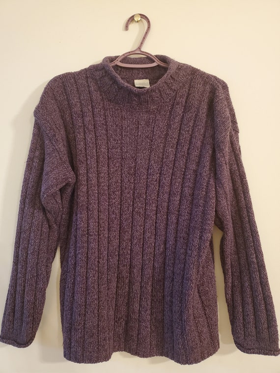 Vintage 90s Purple Sweater - image 1