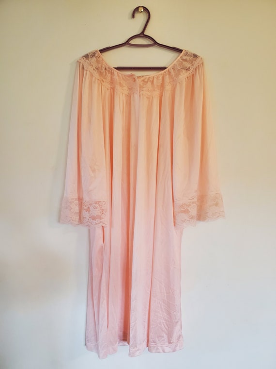 Vintage Pink Lingerie Robe
