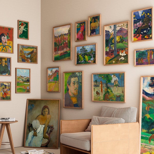 Set of 100+ Paul Gauguin Prints XIX Century Modern Art Masterpieces Instant Download Printable Artwork High Quality Wall Art