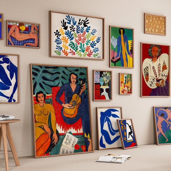 Mega Bundle of 320+ Prints Henri Matisse, Modern Art, Fauvism Masterpieces Instant Download Printable Artworks High Quality Gallery Wall Art