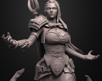 【未塗装】ワールド・オブ・ウォークラフト ジェイナ 1/6 レジンガレージキット ジェイナ・プラウドムーア - ワールド・オブ・ウォークラフト | 14K高