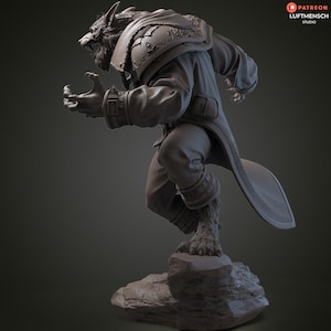 Figurine de Genn Grisetête, World of Warcraft, Impression 3D SLA, Statuette WOW à Peindre, Miniature Genn Grisetête - France Figurine de Genn Grisetête, World of Warcraft, Impression 3D SLA, Statuette WOW à Peindre, Miniature Genn Grisetête - France