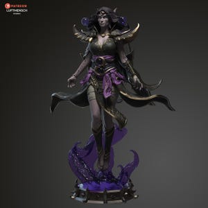 Figurine de Yrel, World of Warcraft, Impression 3D Wow à peindre | UK