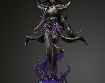 Xal'atath Figurine, World of Warcraft, 3D SLA Print, WOW Statue to Paint, Miniature Xal'atath