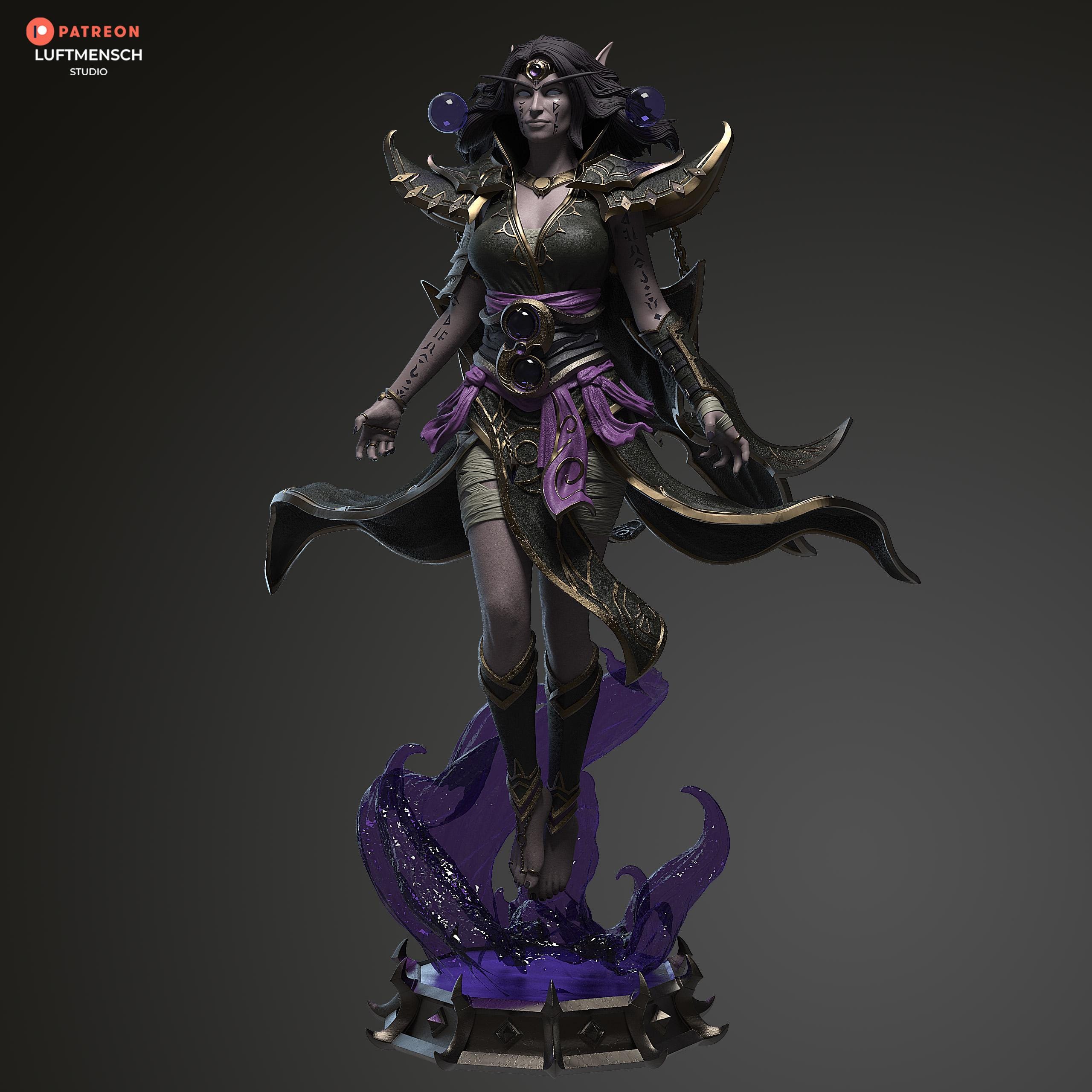 Figurina World Of Warcraft: Baine Bloodhoof - Modello 3D In Resina Da Dipingere
