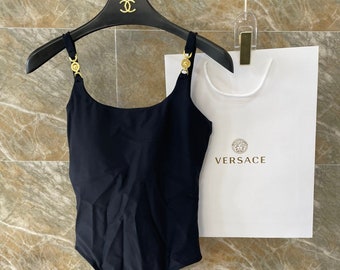 Costume intero Versace Costume da bagno bikini taglia S PICCOLO Badeanzug Traje De Bano Costume Da Bagno Maillot De Bain