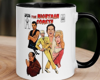 Altijd zonnige mok – The Nightman Cometh geïnspireerd 11oz keramische koffiekop | Grappig tv-showcadeau | Drinkgerei fan muziekkomedie