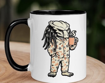 Roofdiermok | Sci-Fi Action 11oz keramische beker | Cafeïne-uitrusting van de Hunter-klasse voor fans