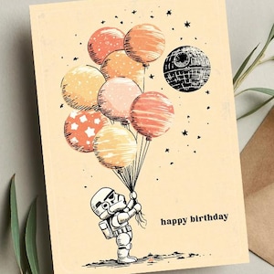 Stormtrooper Birthday Card | Funny Star Wars Card • Mandalorian Birthday Card Card • Star Wars Birthday Card • Funny Birthday Card