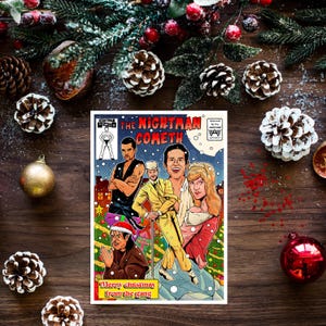 Always Sunny in Philadelphia Christmas Card, Always Sunny Card, Nightman Cometh Card, Nightman Cometh
