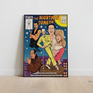 Always Sunny Nightman Cometh Poster: Philadelphia Comic Book Art