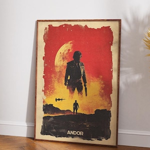 Plakat Andor: Gwiezdne Wojny, grafika artystyczna, dekoracja ścienna science fiction