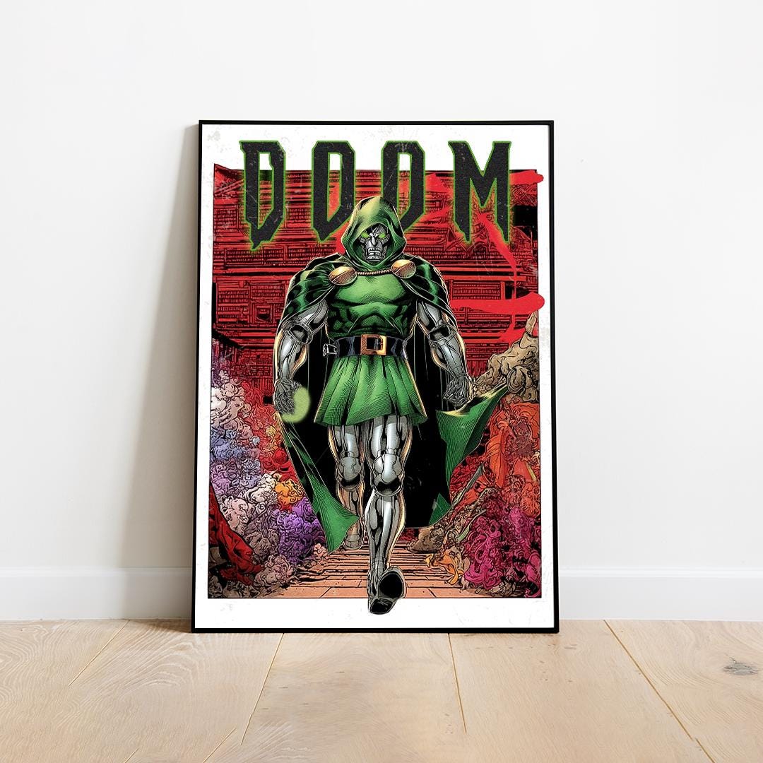 Doctor doom poster - Etsy 日本